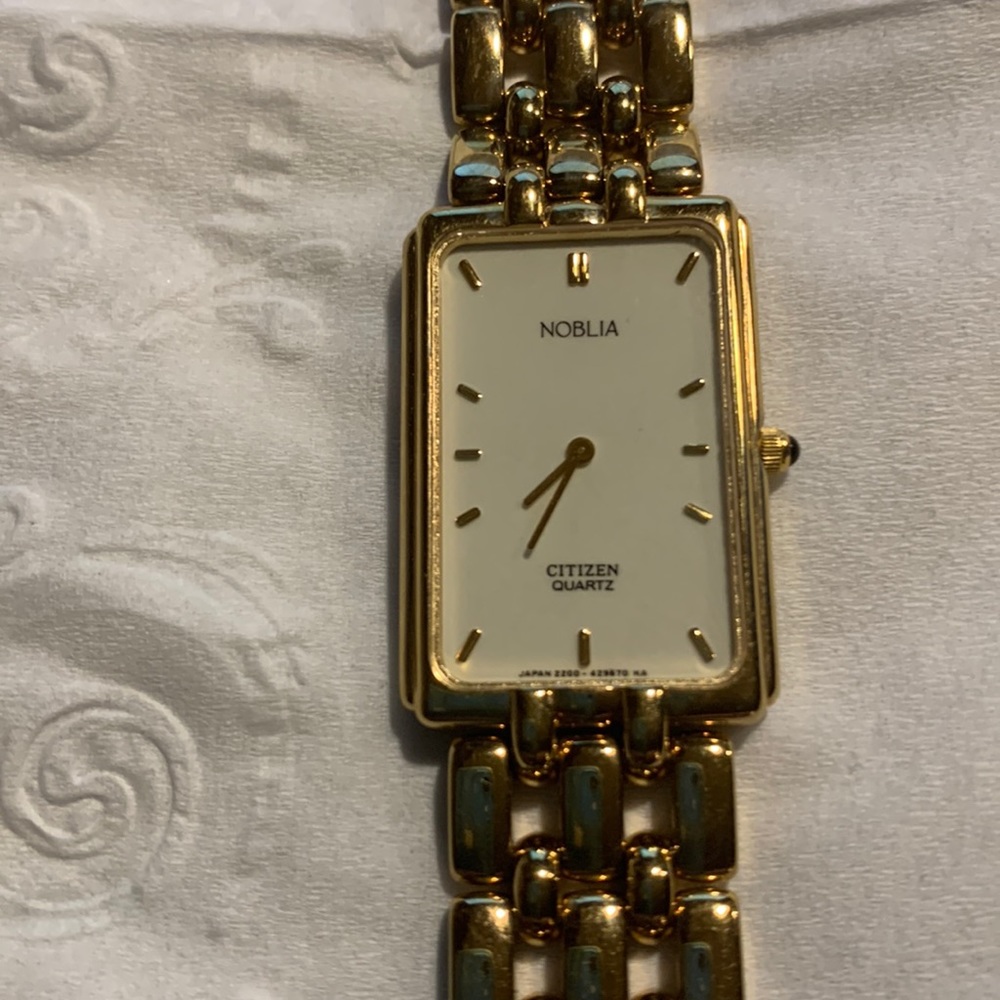 Citizen Noblia Gold Women’s Luxury Designer Watch, Vintage